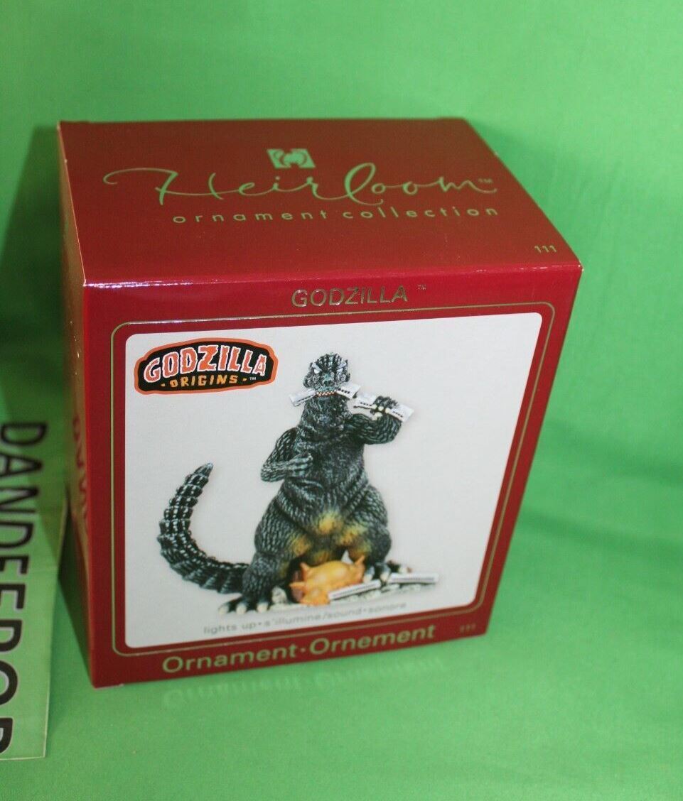 American Greetings Carlton Cards Heirloom Godzilla Origins Lights And Sound 111