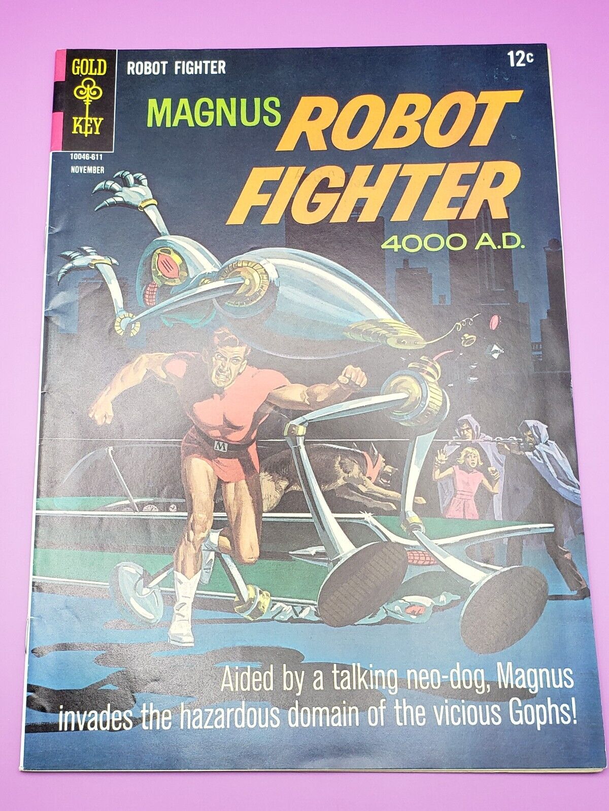 Magnus Robot Fighter #16 FN/VF 7.0 Upper Grade 1966 Gold Key Silver Age Sci-Fi