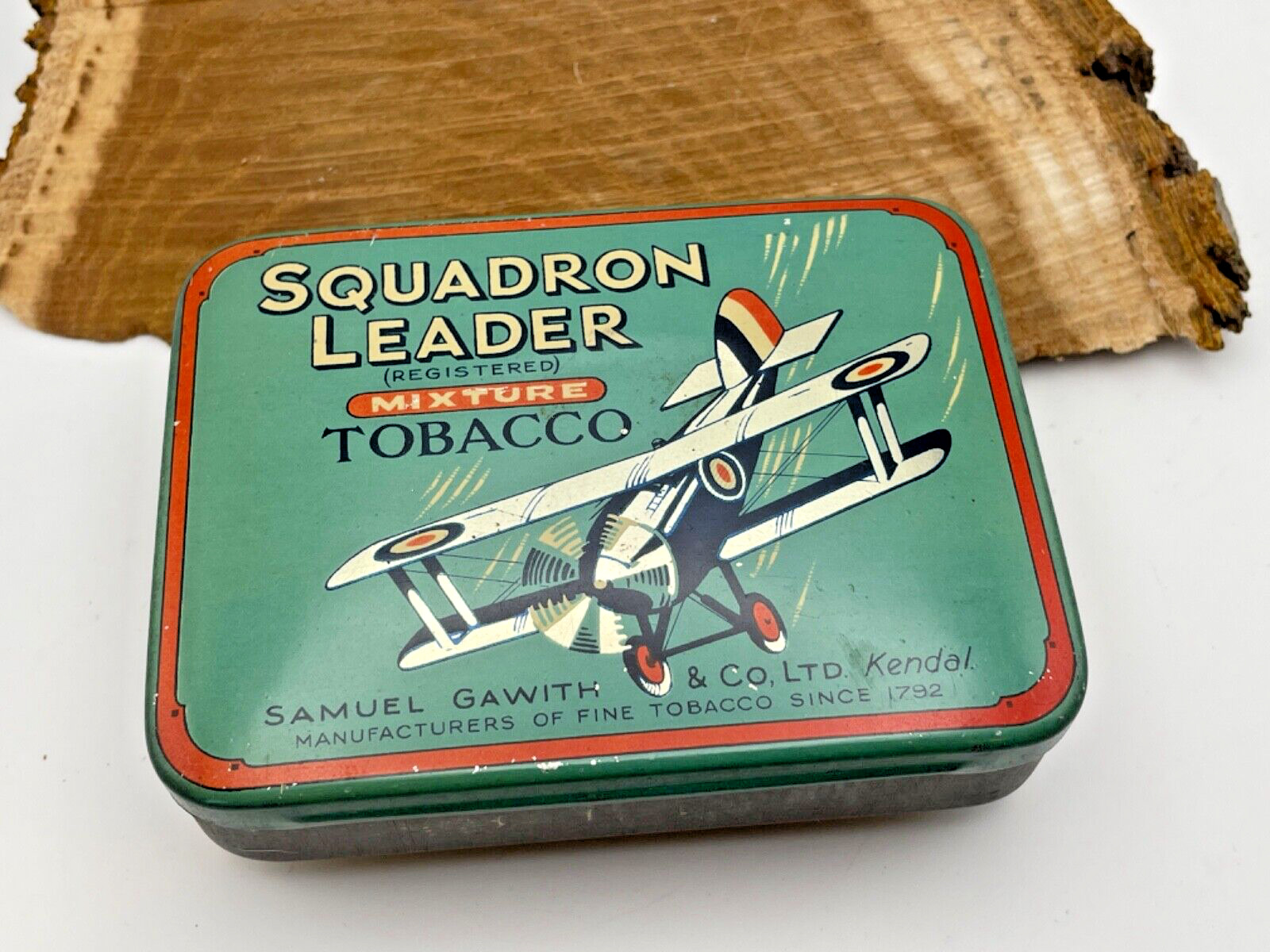 Rare 1930\'s Squad Leader Samuel Gawith Tobacco Tin--1246.24