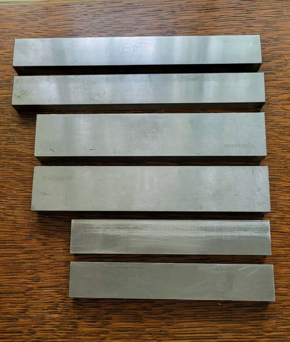 (3) Sets of Steel Bars Machinist Lathe Mill Steel Tools Bars Unbranded 