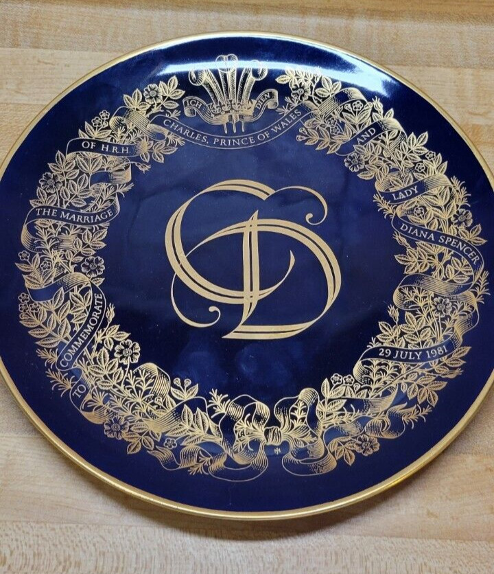 The 1981 Royal Wedding of  Princess Diana & Charles Limited Edition Plate #9250