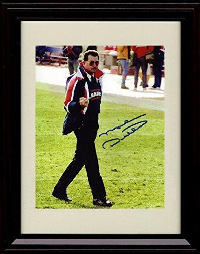 Unframed Mike Ditka, Chicago Bears Autograph Promo Print - Flipping the Bird