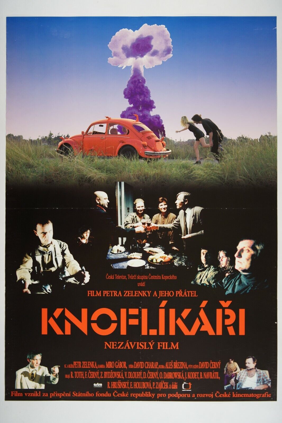 KNOFLÍKÁŘI / BUTTONERS THE BUTTON PINCHERS PUSHERS 23x33 Czech movie poster 1997