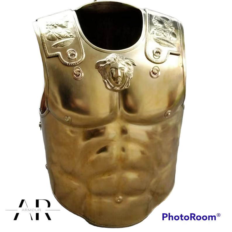 Roman Armour Greek Muscle Jacket Spartan Costume