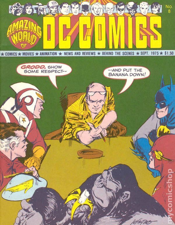 Amazing World of DC Comics #8 VG/FN 5.0 1975 Stock Image