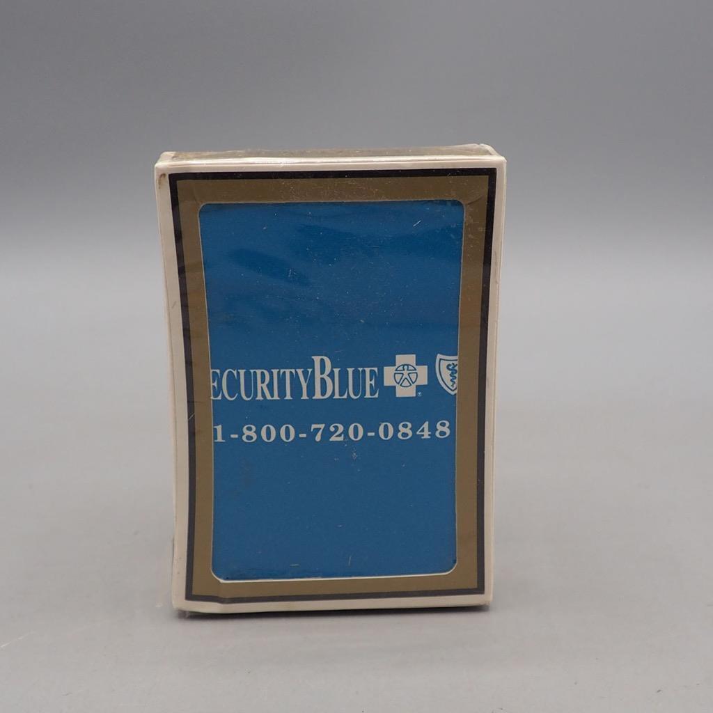 Vintage Blue Cross Blue Shield Playing Cards Sealed