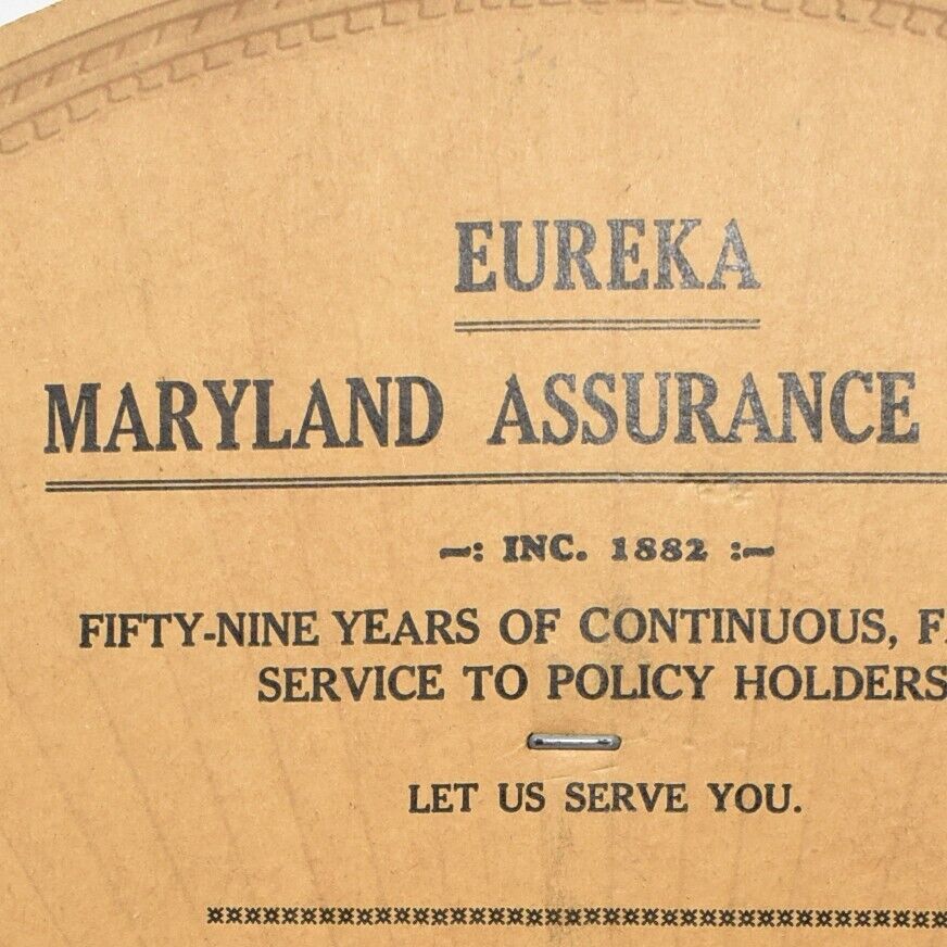 1920s Eureka Maryland Assurance Corporation Building Baltimore Maryland Fan