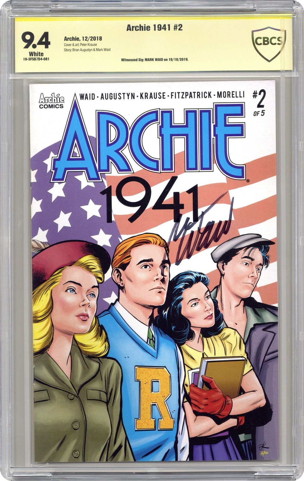 Archie 1941 #2A Krause CBCS 9.4 SS 2018 19-3F5B7D4-081