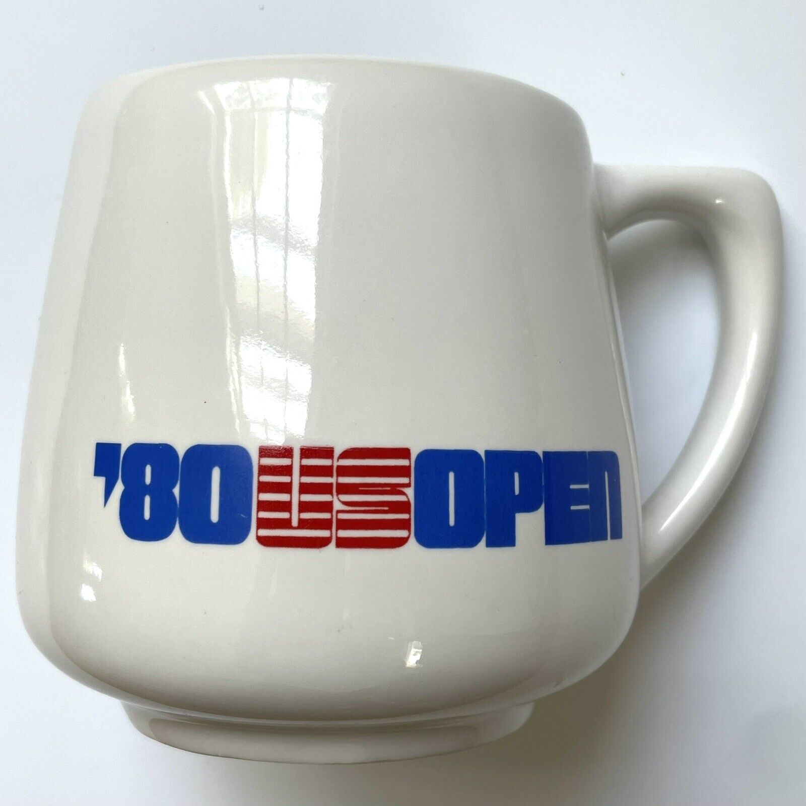 Vintage ‘80 US OPEN Ceramic Mug Concepts Muggery Made In USA RARE MINT