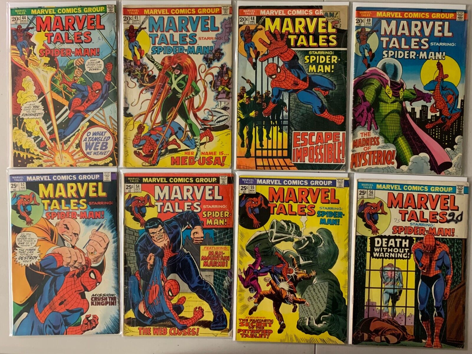 Marvel Tales comics lot #44-97 45 diff avg 6.0 (1973-78)