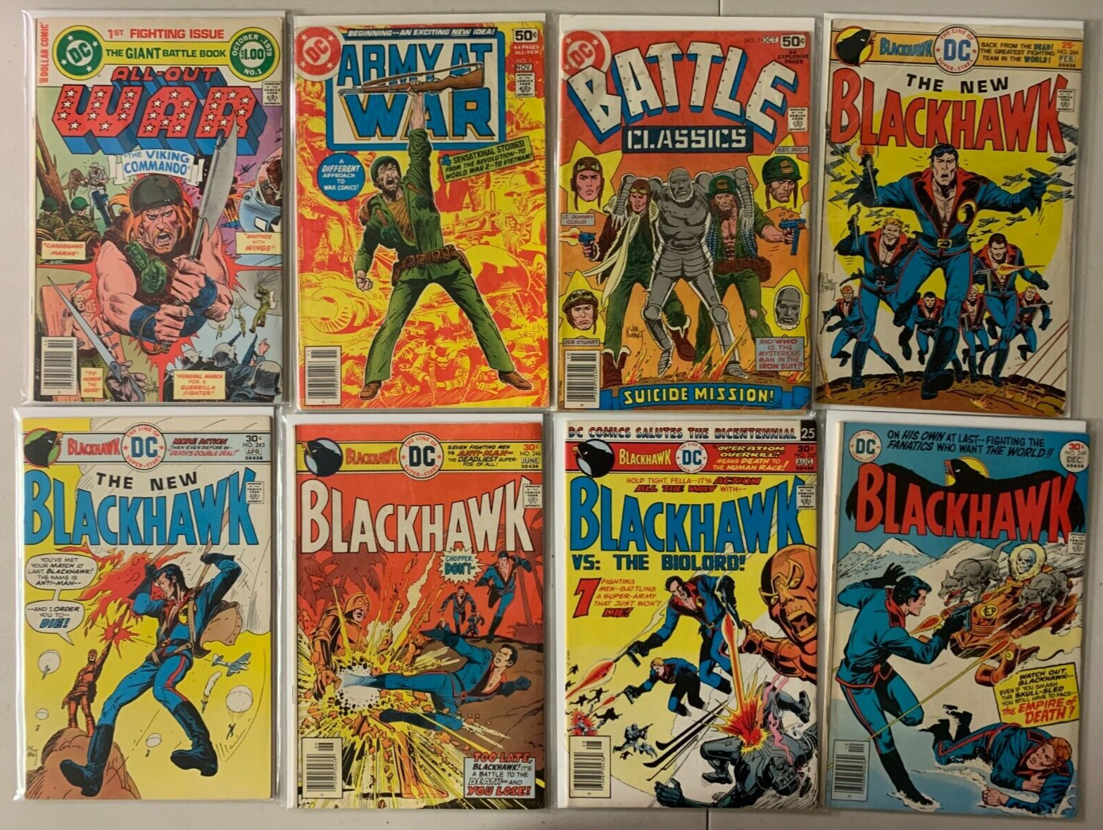 Bronze Age DC War lot 29 different books (range 3.0 to 4.0 VG) (1973 to 1981)