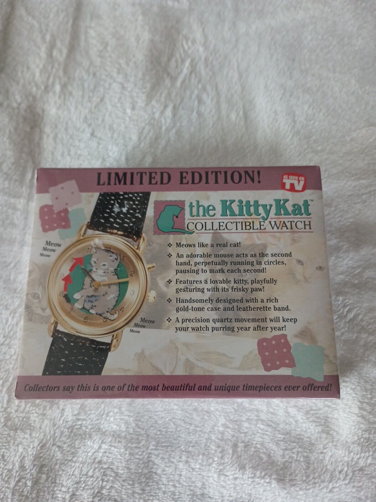 The Kitty Kat Collectible Watch in Box