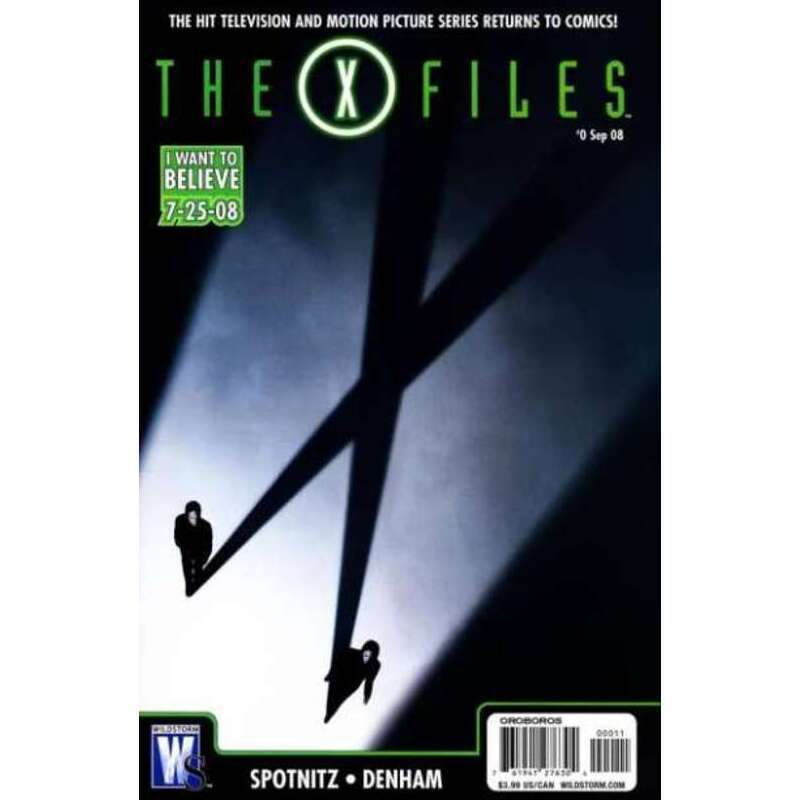 X-Files #0  - 2009 series DC comics VF+ Full description below [y~