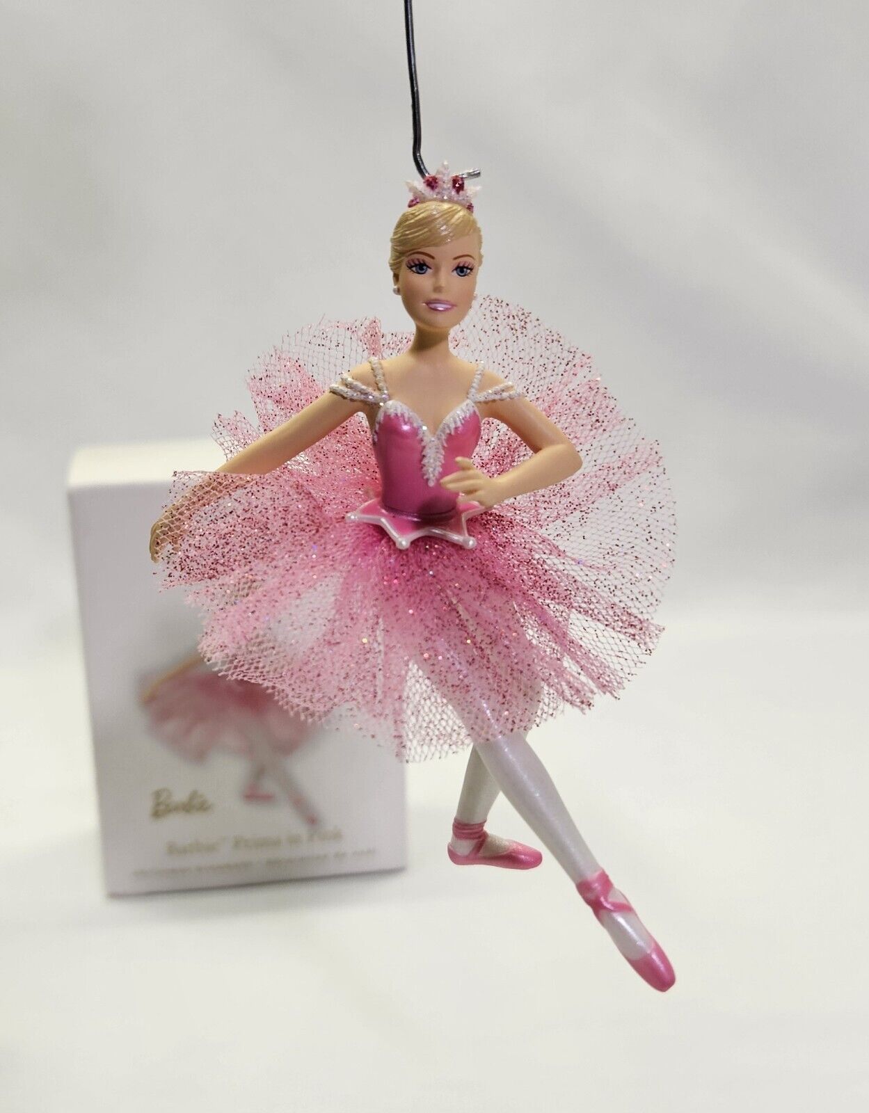 2010 Hallmark Keepsake Barbie Doll Christmas Ornament Prima in Pink Barbie