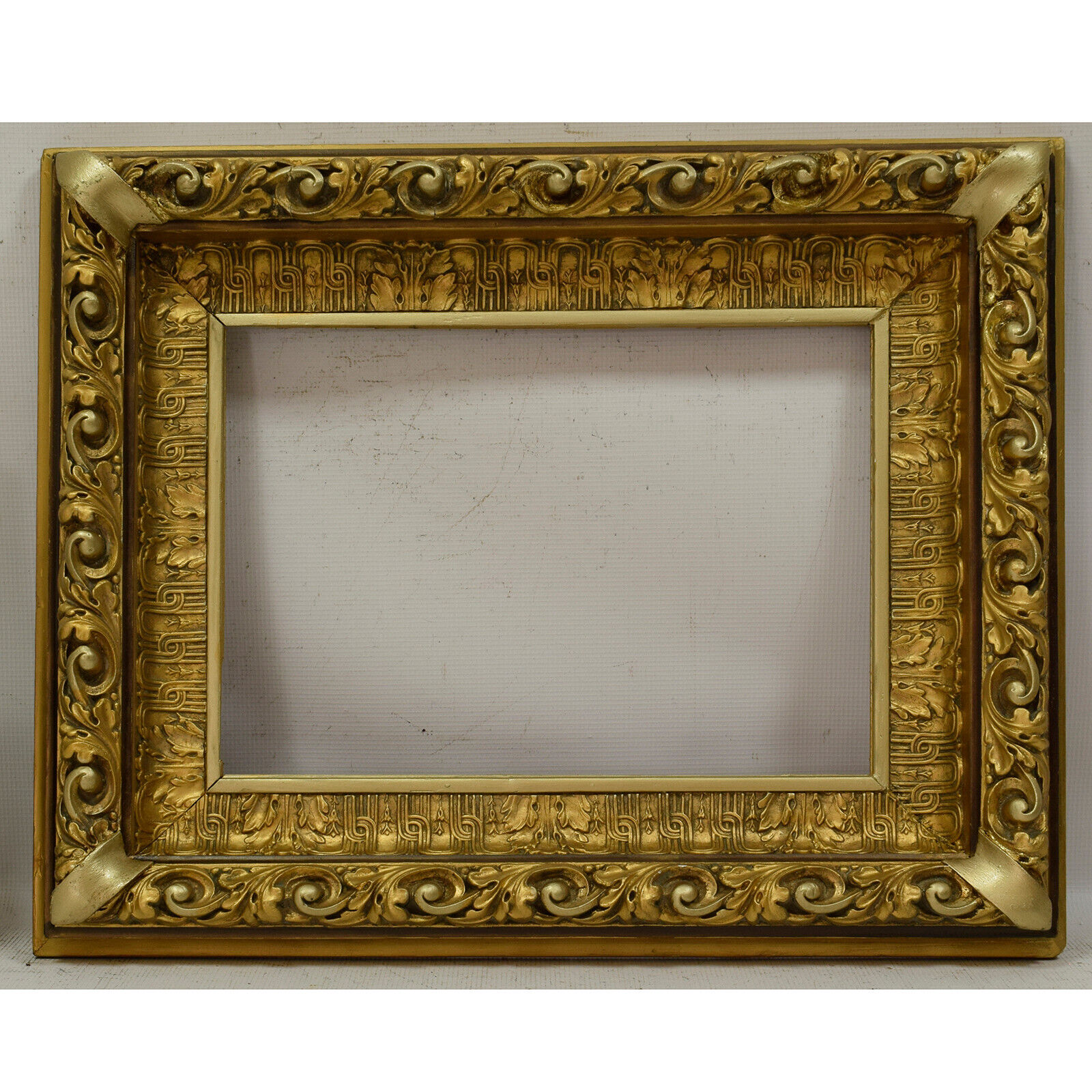 Ca1850-1900 Old wooden frame Original condition Internal: 16,1x12,2 in