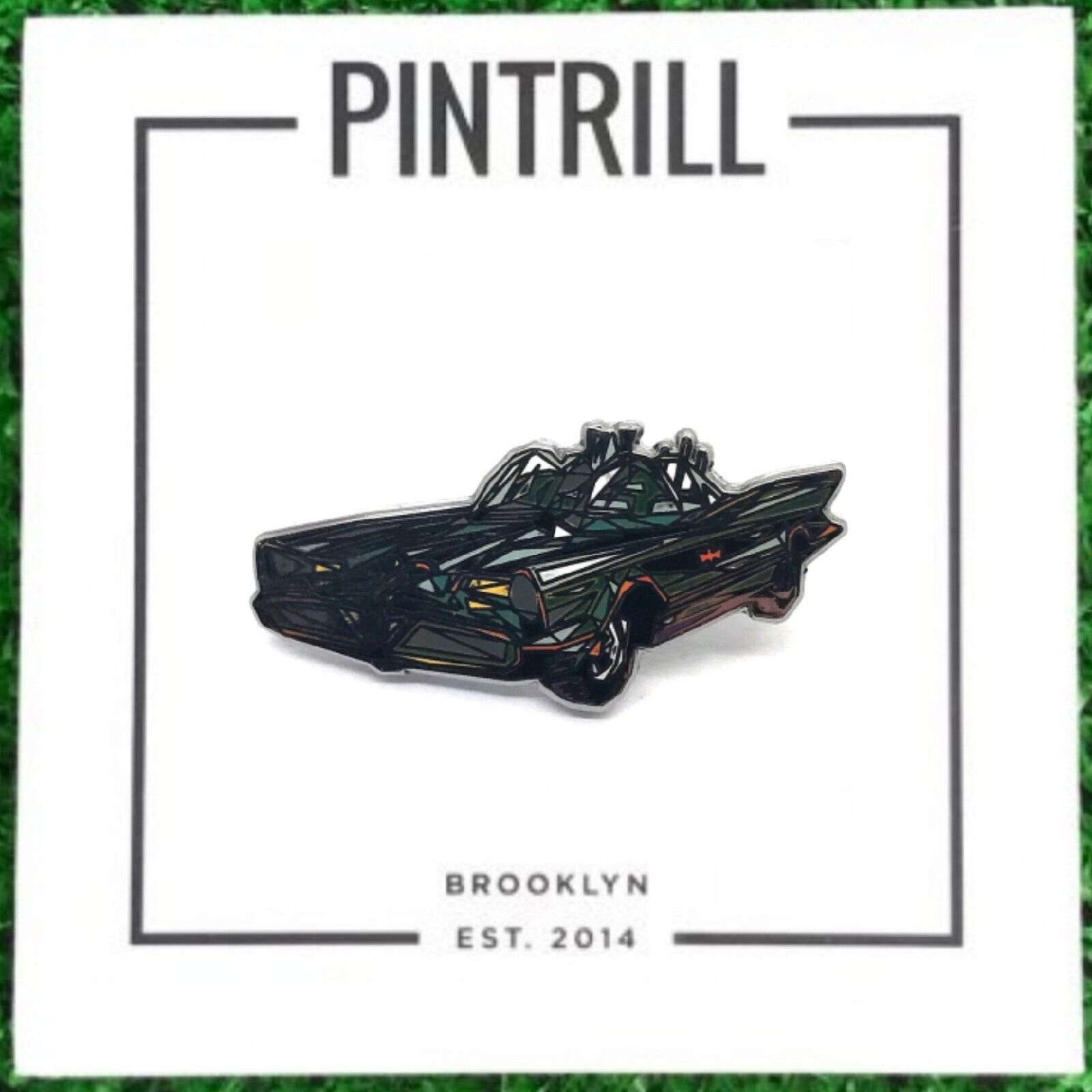 ⚡RARE⚡ PINTRILL x NATUREL Batman Batmobile Pin *BRAND NEW * Batman Pin  🦇 🏎