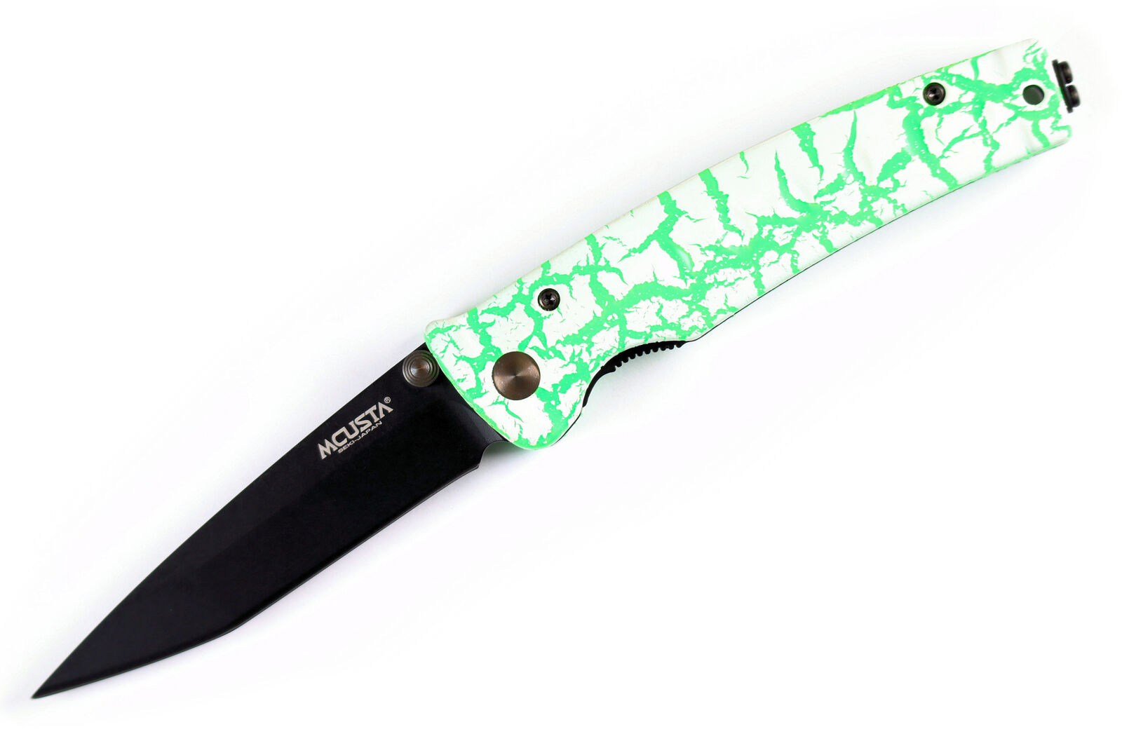 Mcusta MC-4BC-D2 Seki Japan Limited Katana Green/White Tanto Pocket Knife