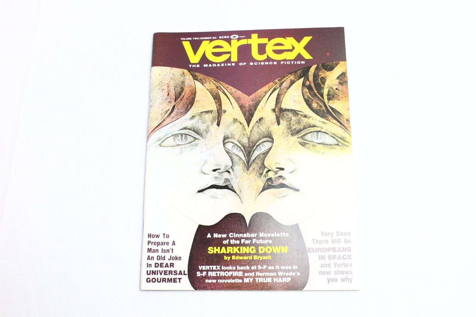 VERTEX SCI-FI MAGAZINE #6 --- VOL 2 Mankind Publishing 1975 FN