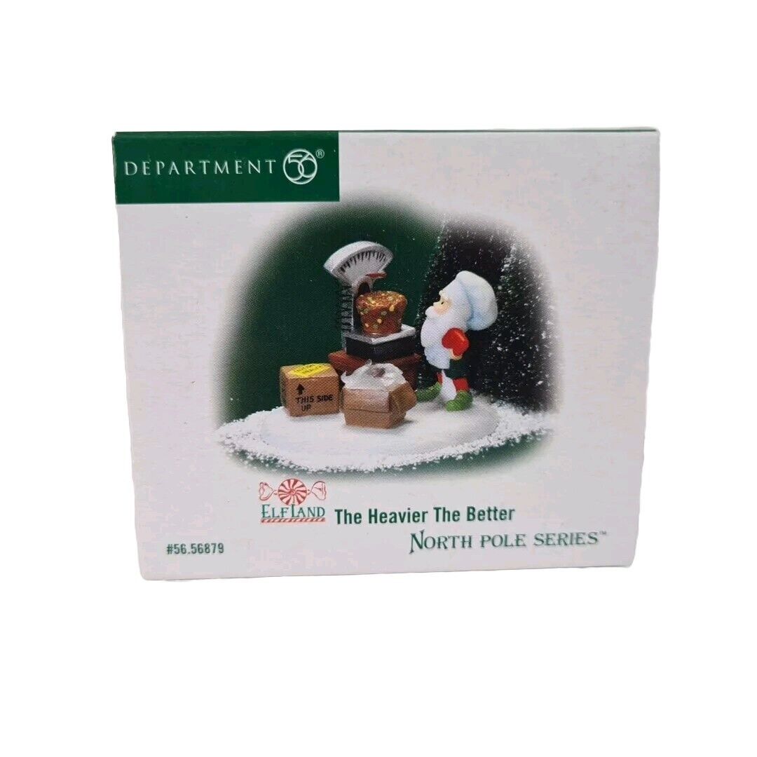 🚨 Department 56 The Heavier The Better Village Elves 56879 North Pole Series