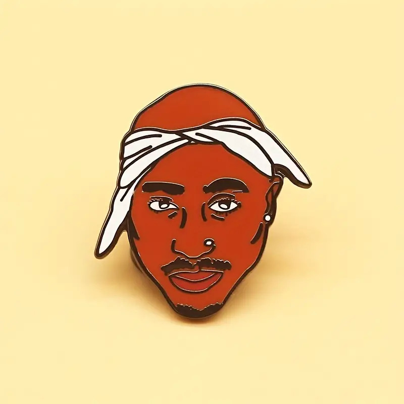 2PAC American Rapper and Actor Hat / Lapel Pin ~ rp