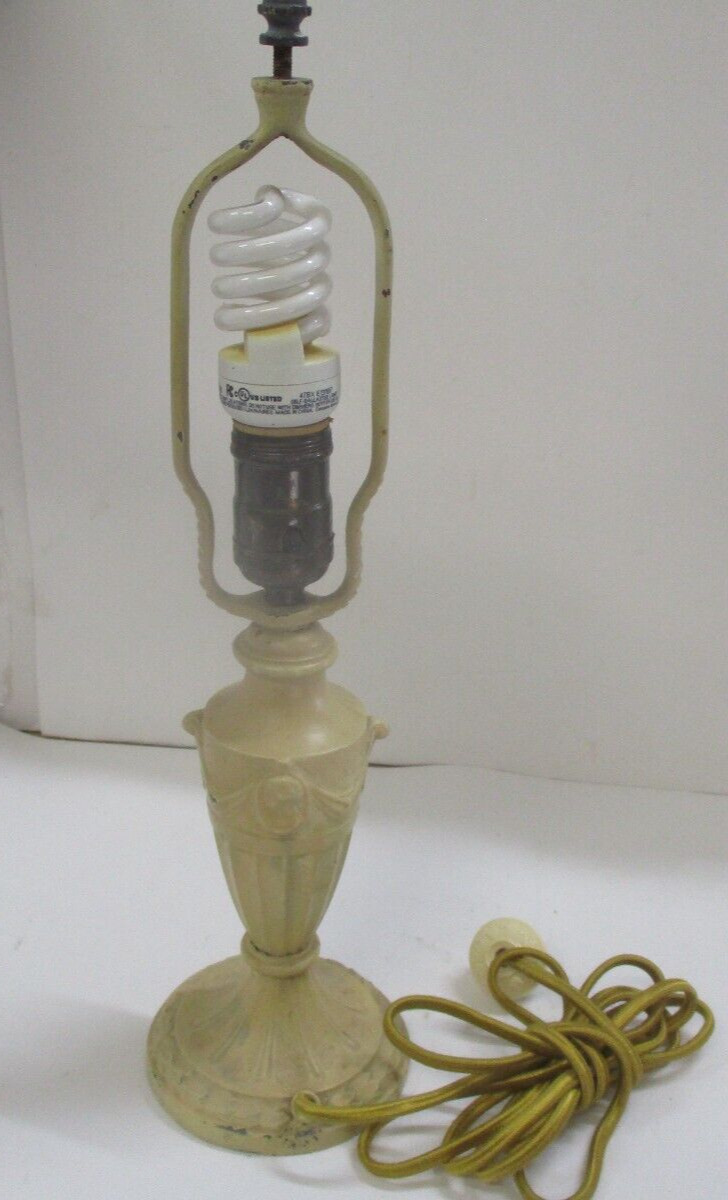 Vintage 16” Urn LAMP with Female Woman's Silhouette