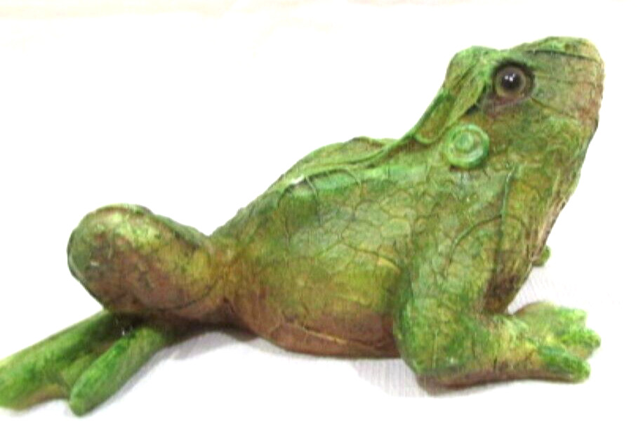 Green Frog Figurine 4 x 4
