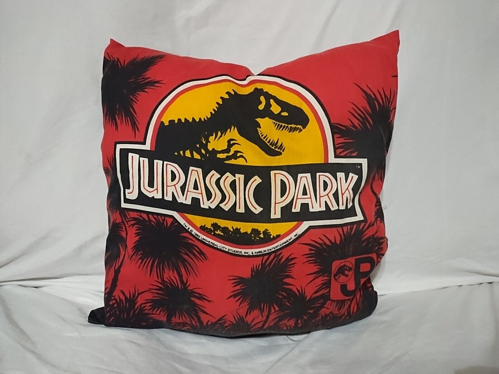 Vintage Jurassic Park Pillow