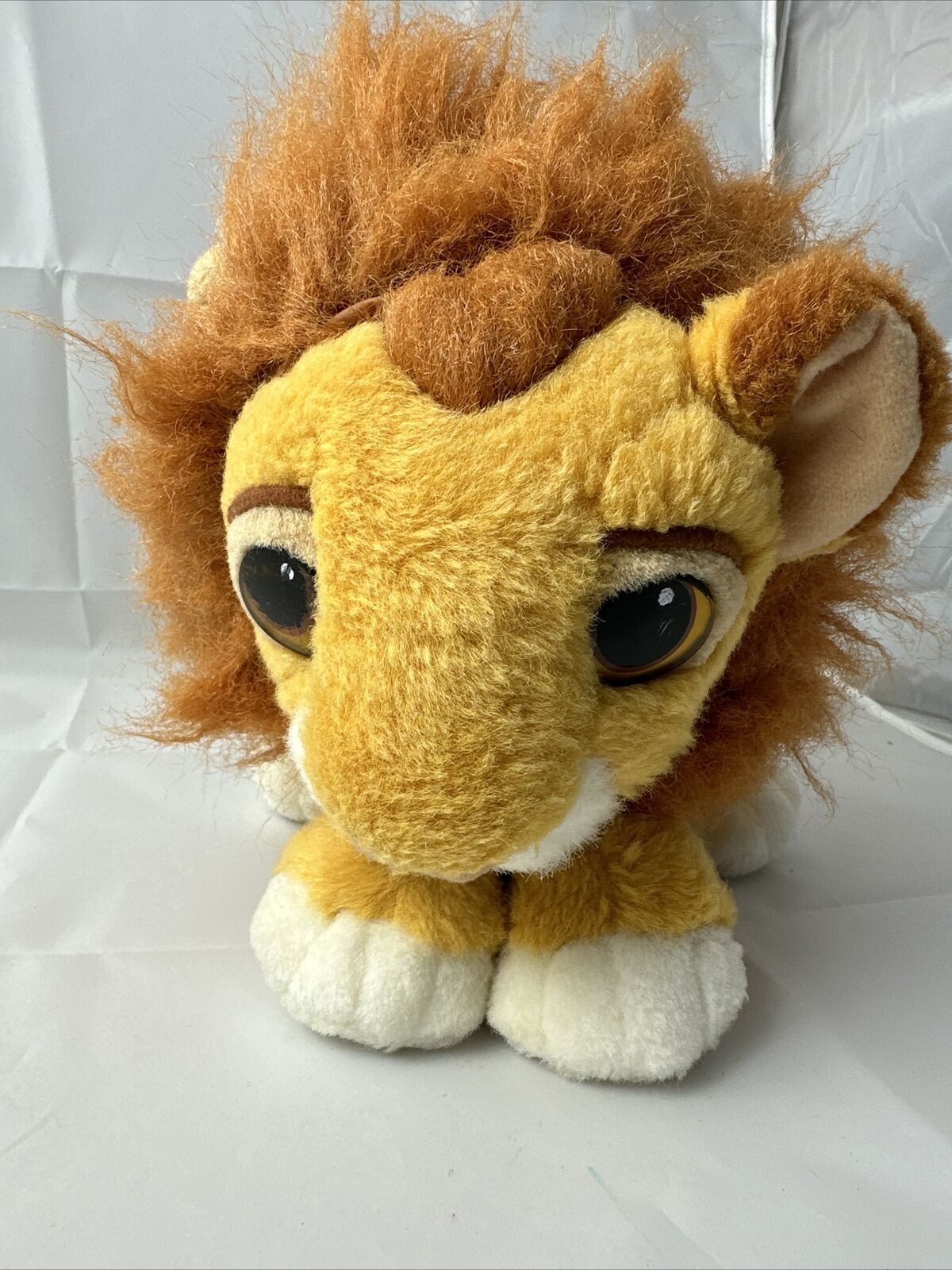 Vintage 1994 Mattel Disney The Lion King Mane Changing Growing Up Simba Plush 15