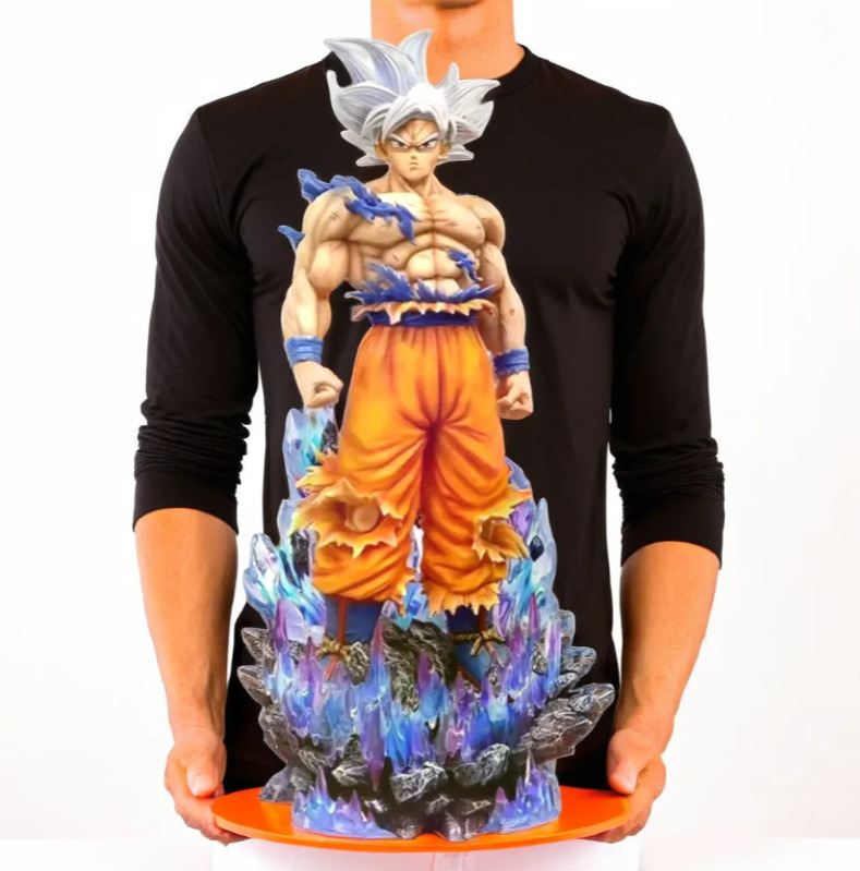 12 inch Dragon Ball Ultra Instinct Goku Figure Anime Statue PVC Action Toy Gift