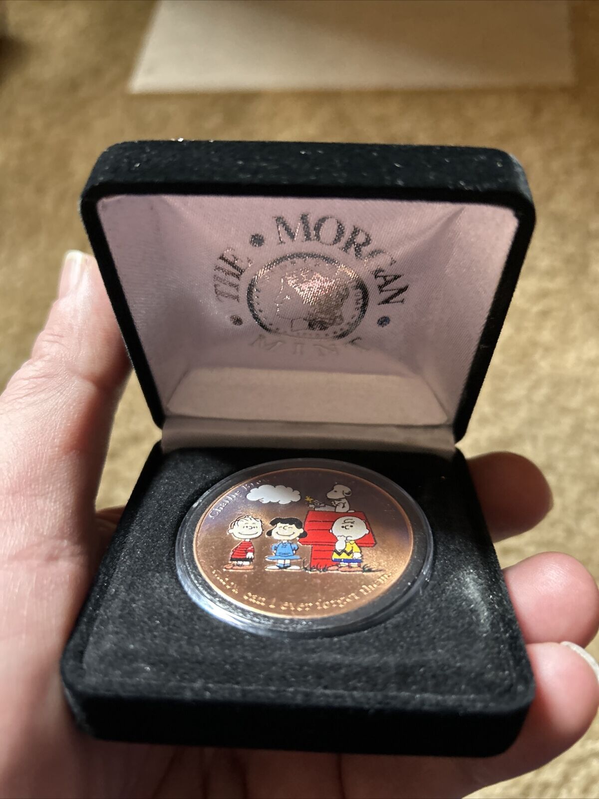 Charles Schulz & Peanuts Gang 2001 Morgan Mint Commemorative Coin-Original Case