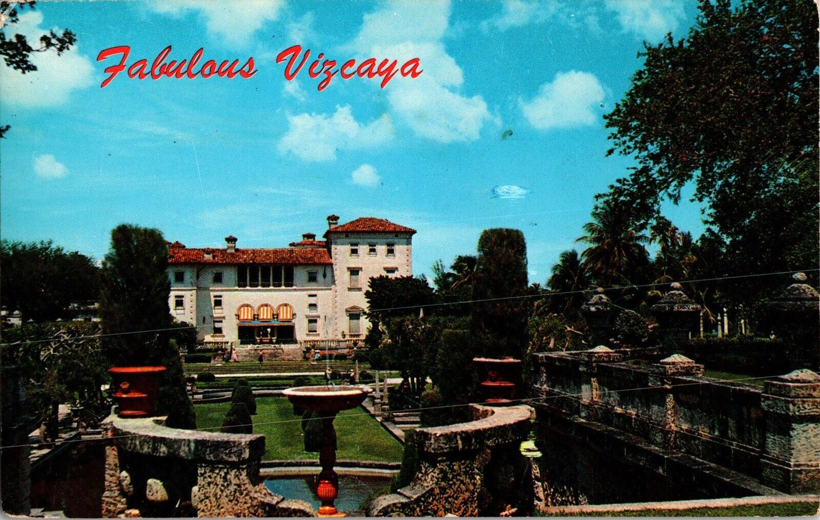 Florida Postcard: Fabulous Vizcaya- James Deering Estate 