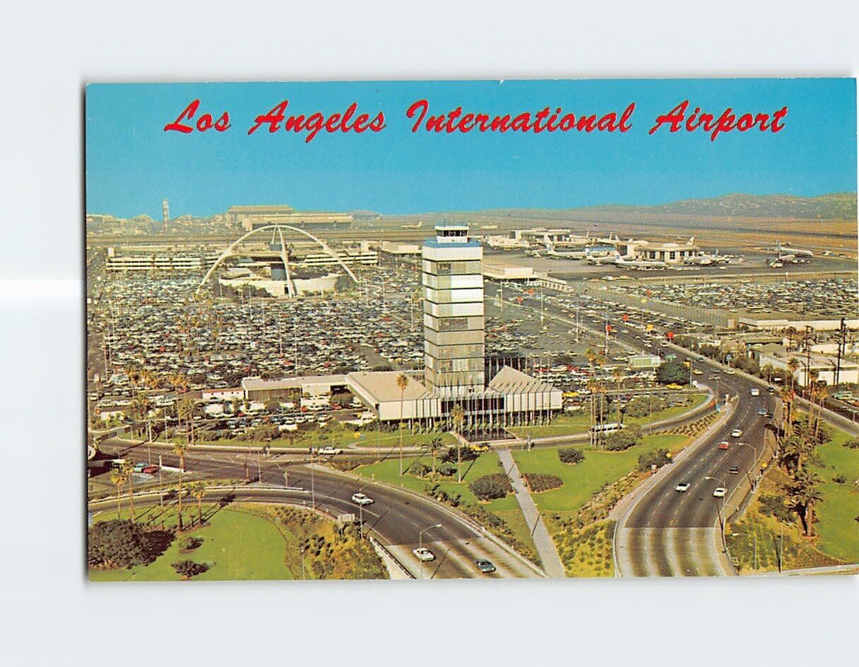 Postcard Los Angeles International Airport Los Angeles California USA