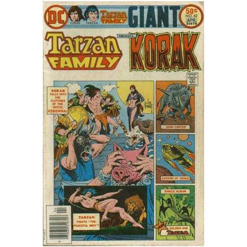 Tarzan Family #62 in Very Fine minus condition. DC comics [w`
