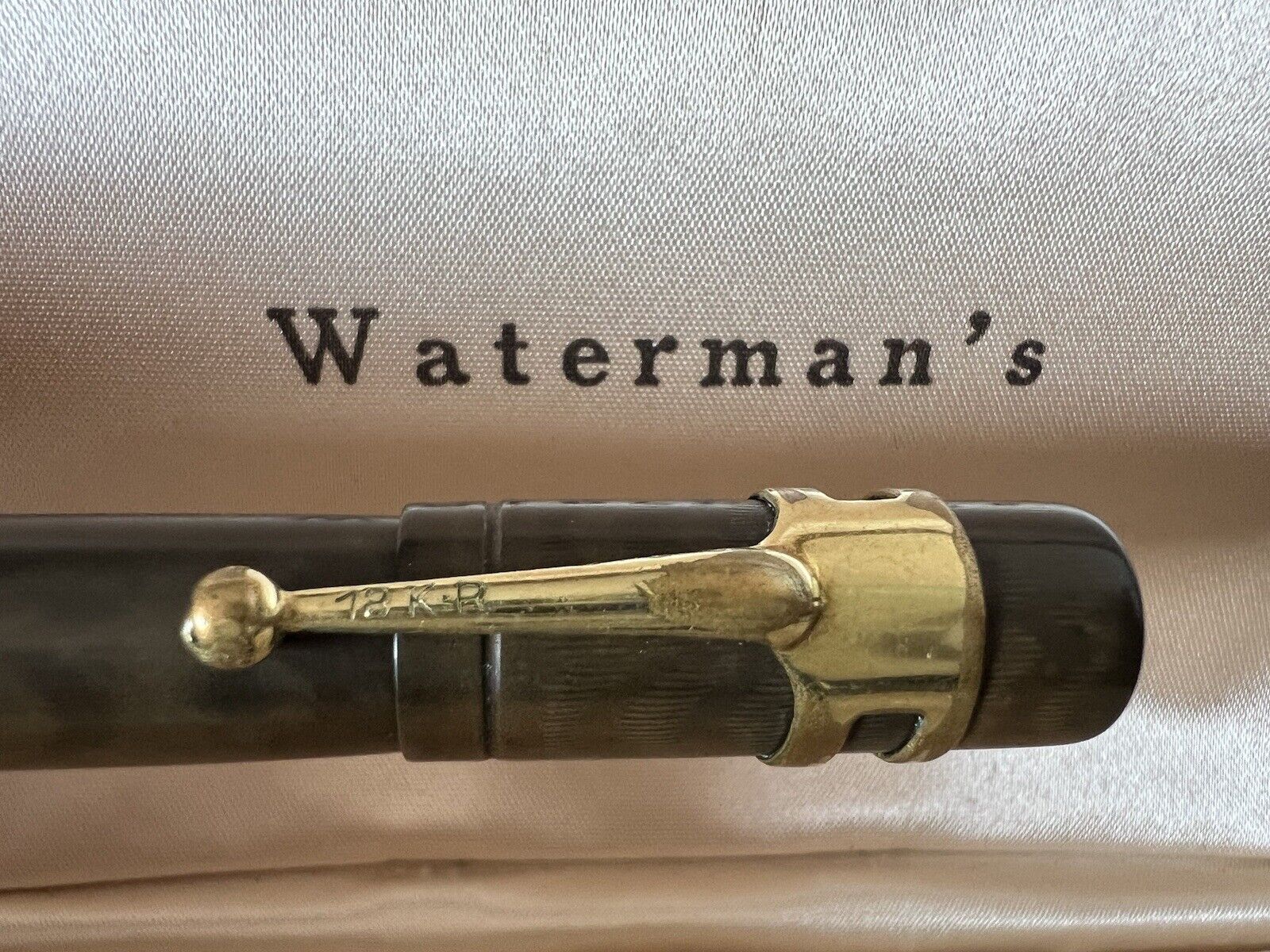 WATERMAN'S Ideal 42 Pen Fountain Pen Retractable Jewel Man Antique 1903