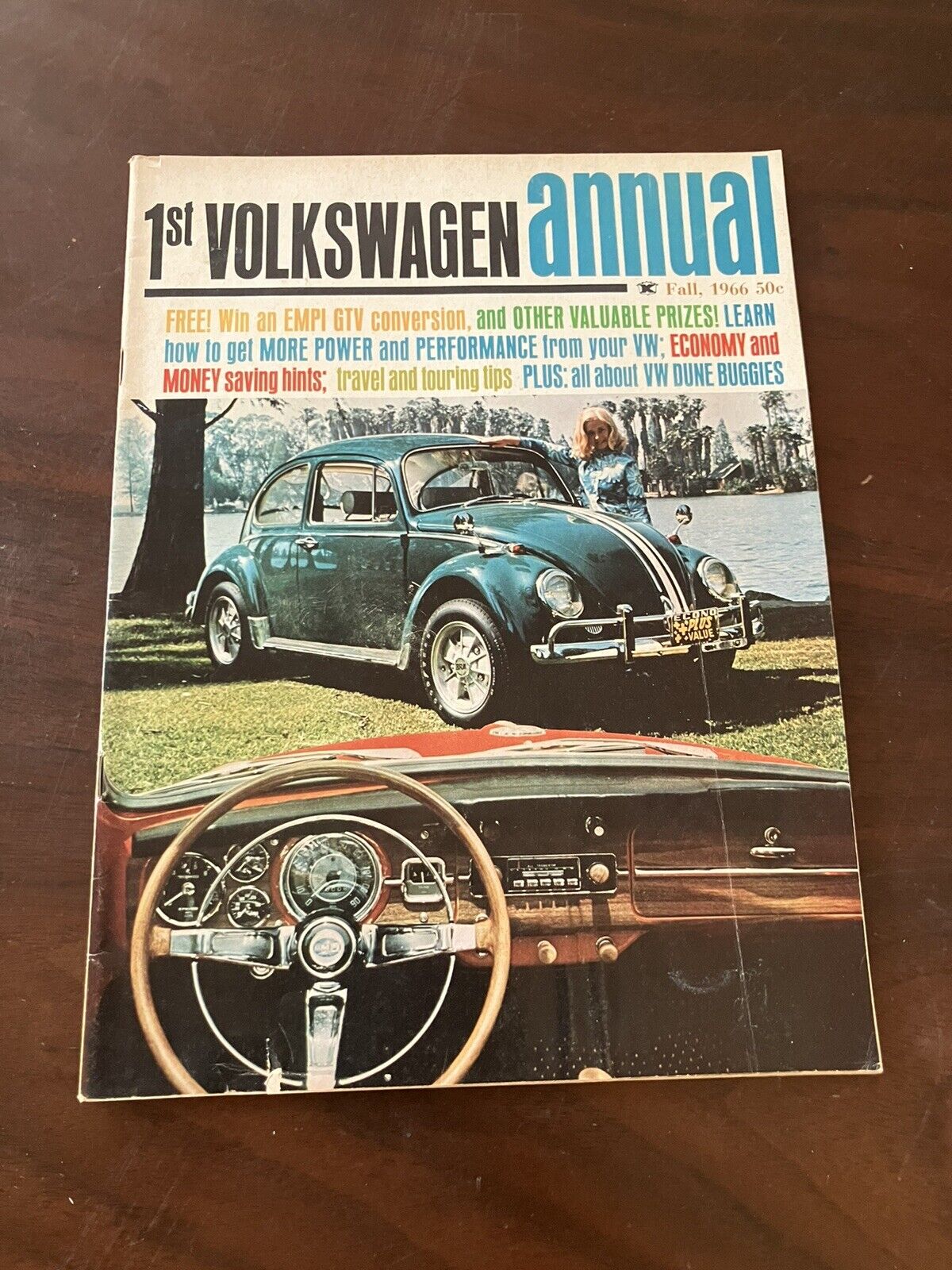 Vintage 1966 Volkswagon VW Magazine 1st Issue Annual GTV Dune Buggies Rare Find