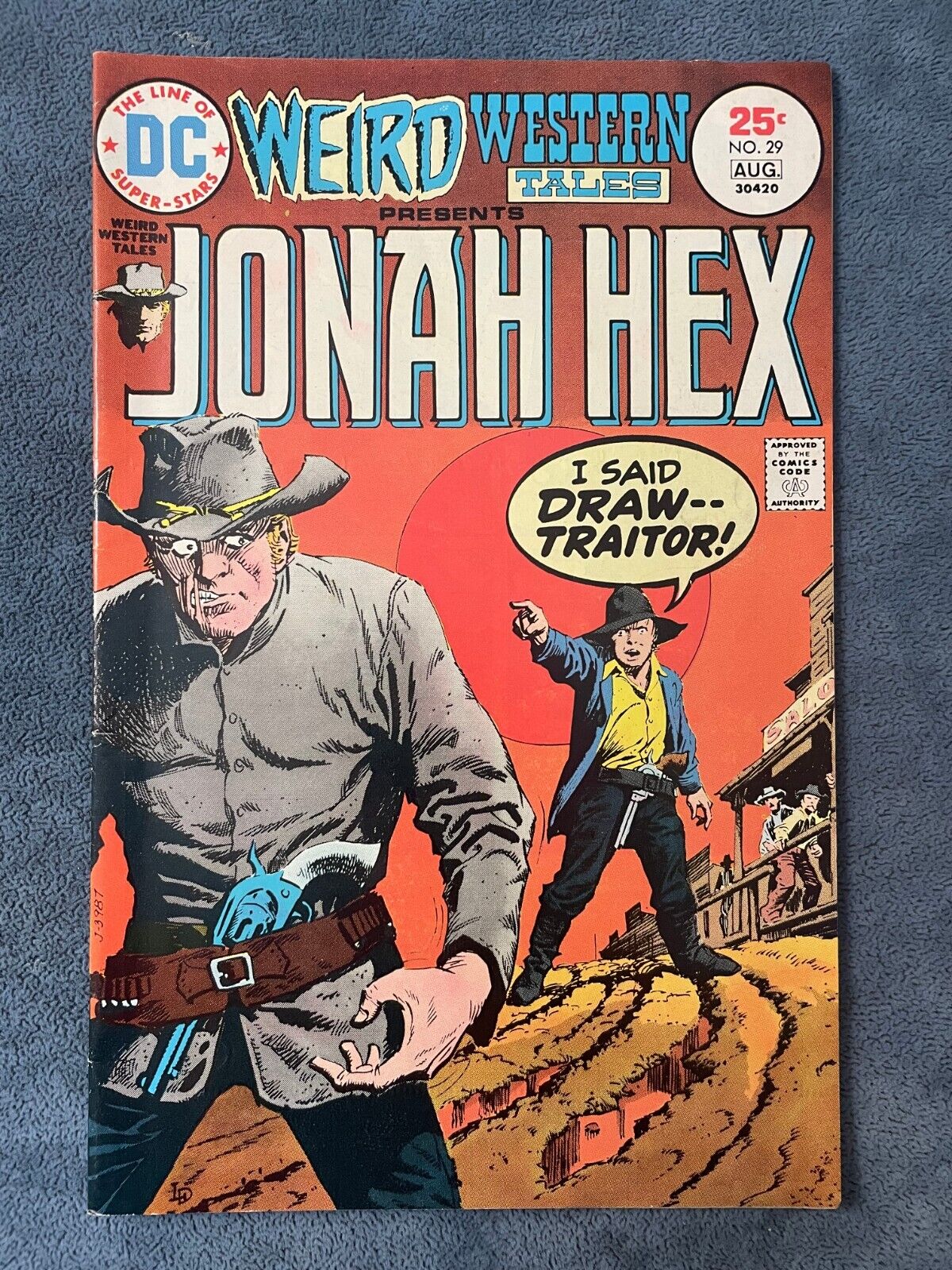 Weird Western Tales #29 DC Comic Book 1975 Key Issue Origin Jonah Hex VF