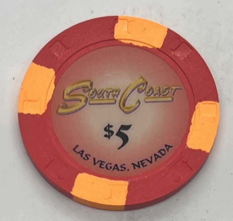 South Point Casino Las Vegas Nevada NV $5 Chip H&C 2005