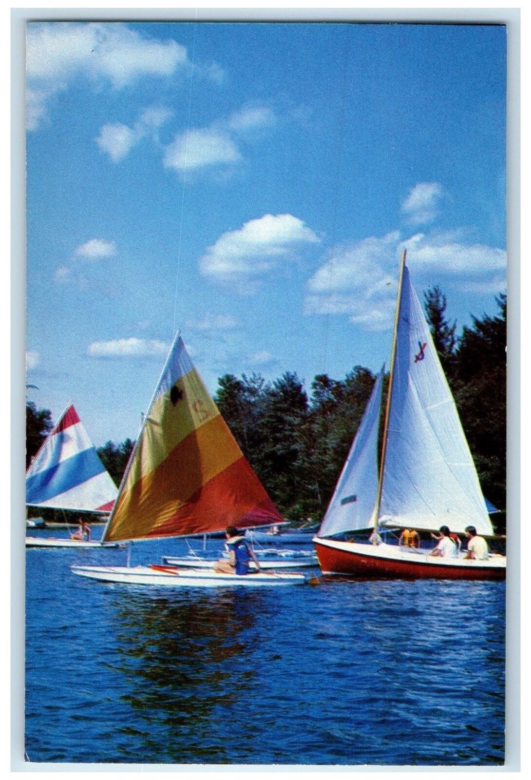 c1950's YMCA Camp Coniston For Boys & Girls Grantham New Hampshire NH Postcard