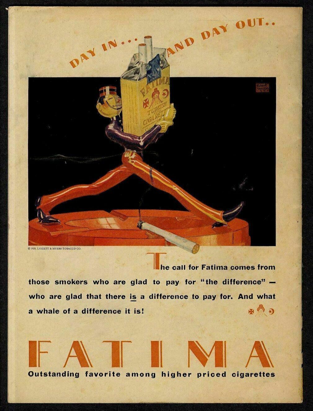 FATIMA HIGH PRICE CIGARETTES FOR SMOKERS WHO ARE GLAD TO PAY THE DIFFERENCE
