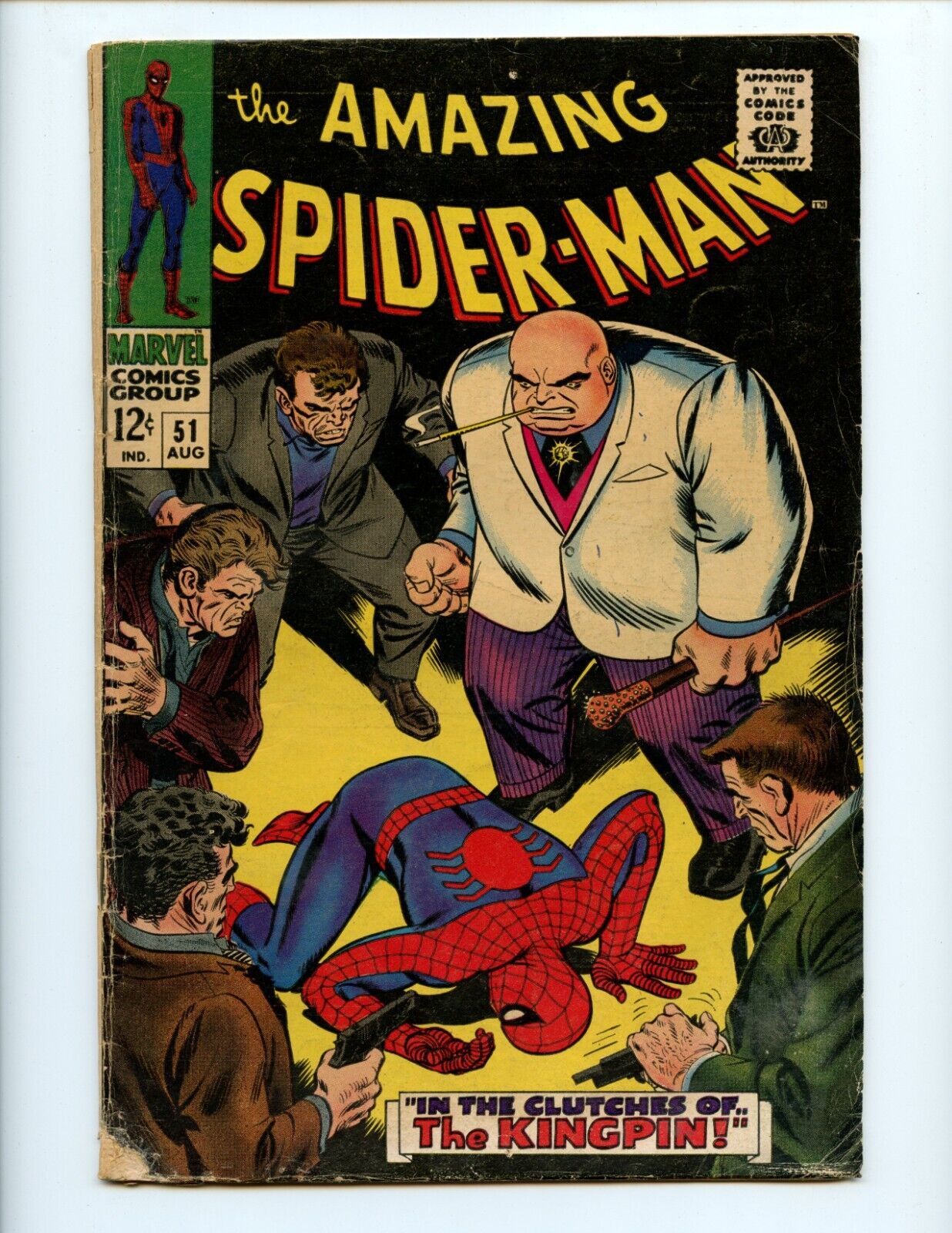 Amazing Spider-Man #51 Comic Book 1967 VG 2nd App Kingpin Marvel Comics