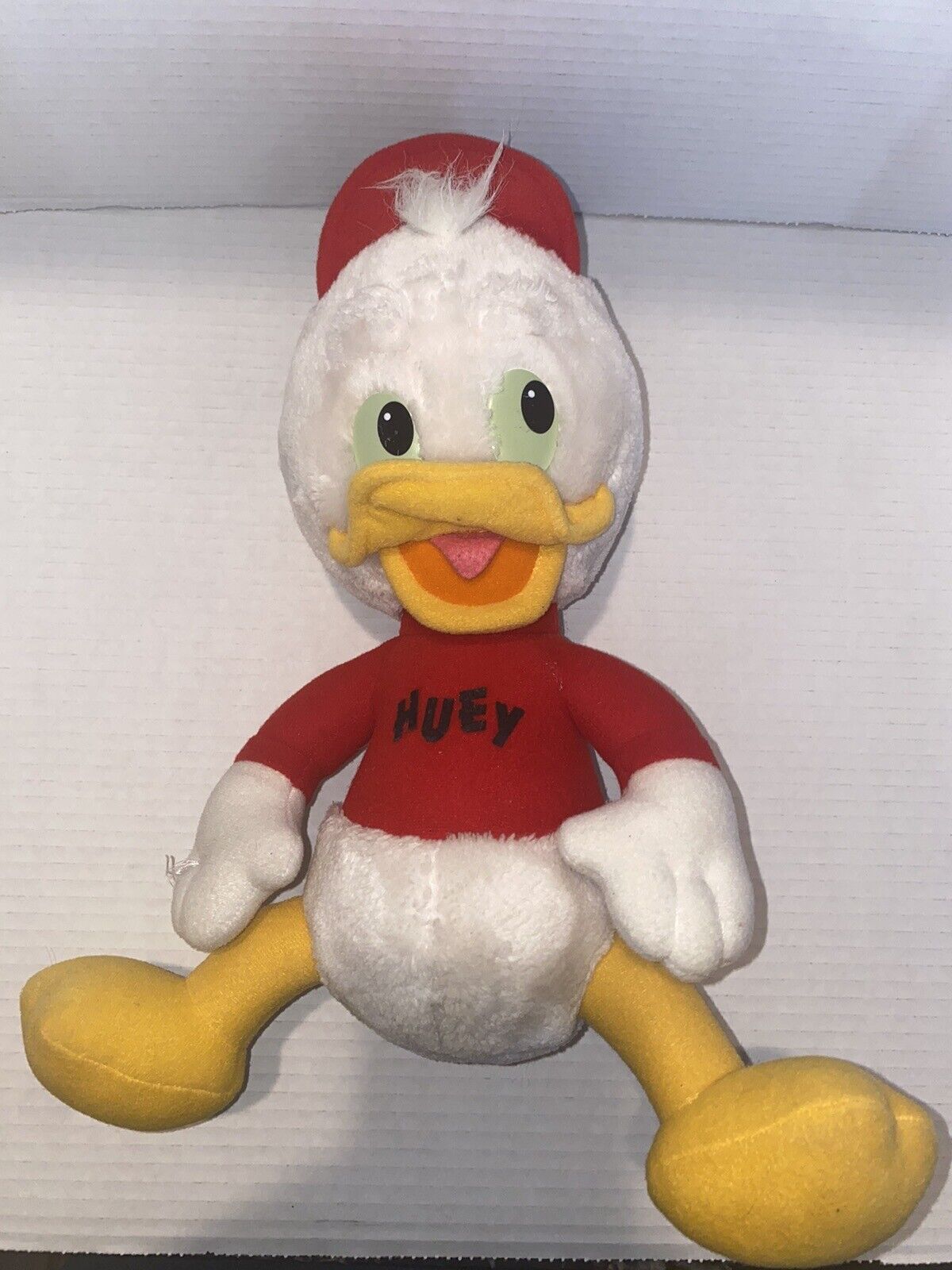 Duck Tales Huey Plush Toy Walt Disney Playskool Hasbro 1986 Vintage