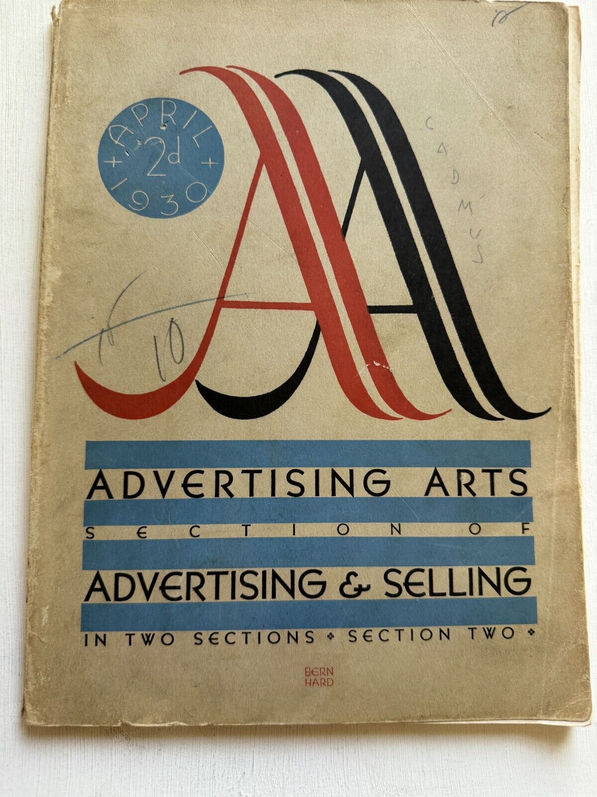 April 1930 Advertising Art Magazine w. Lots of Great Deco Ads