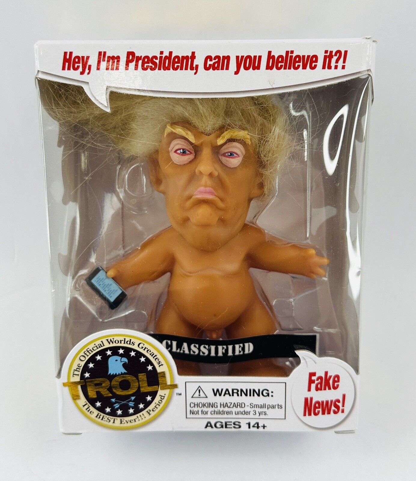 2017 “World\'s Greatest Trump Troll Doll” By Chuck Williams Kickstarter Original