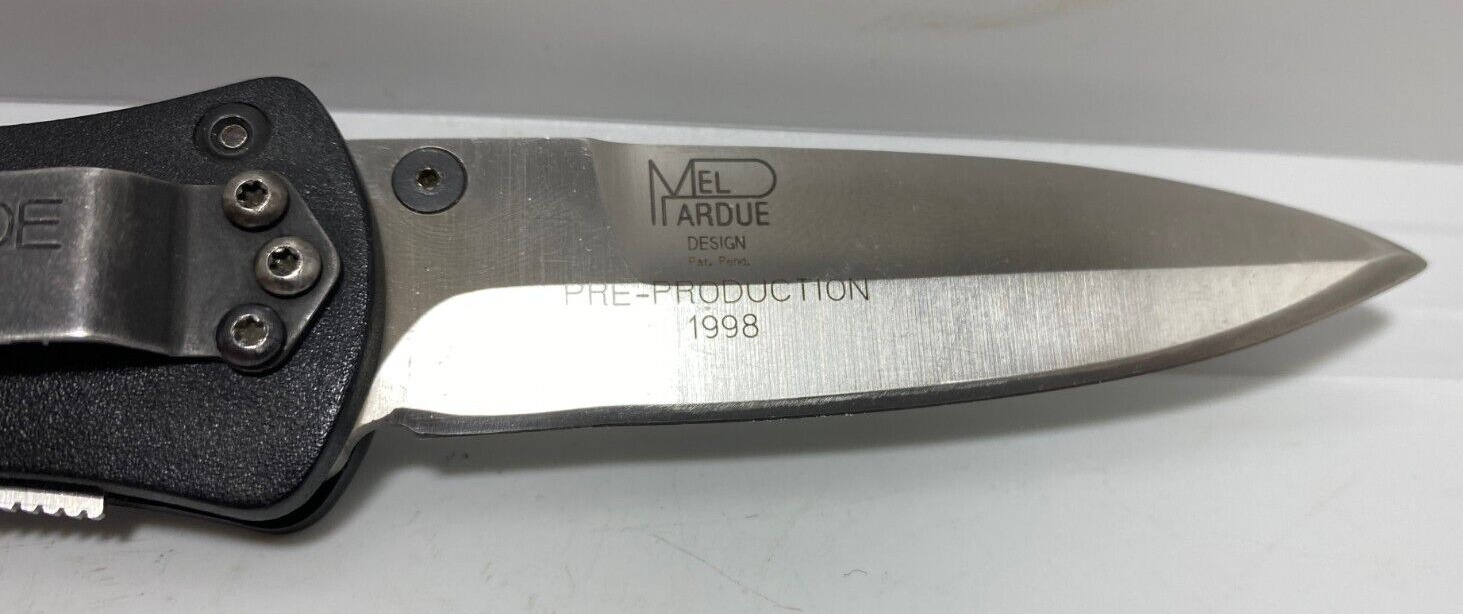 1998 Pre-Production Benchmade Mel Pardue Bali-Song Folding Knife Discontinued