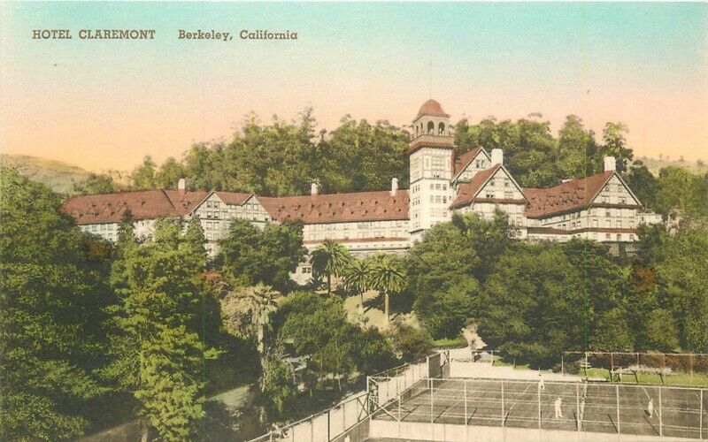1950s California Berkeley Hotel Claremont Albertype Postcard 22-11369