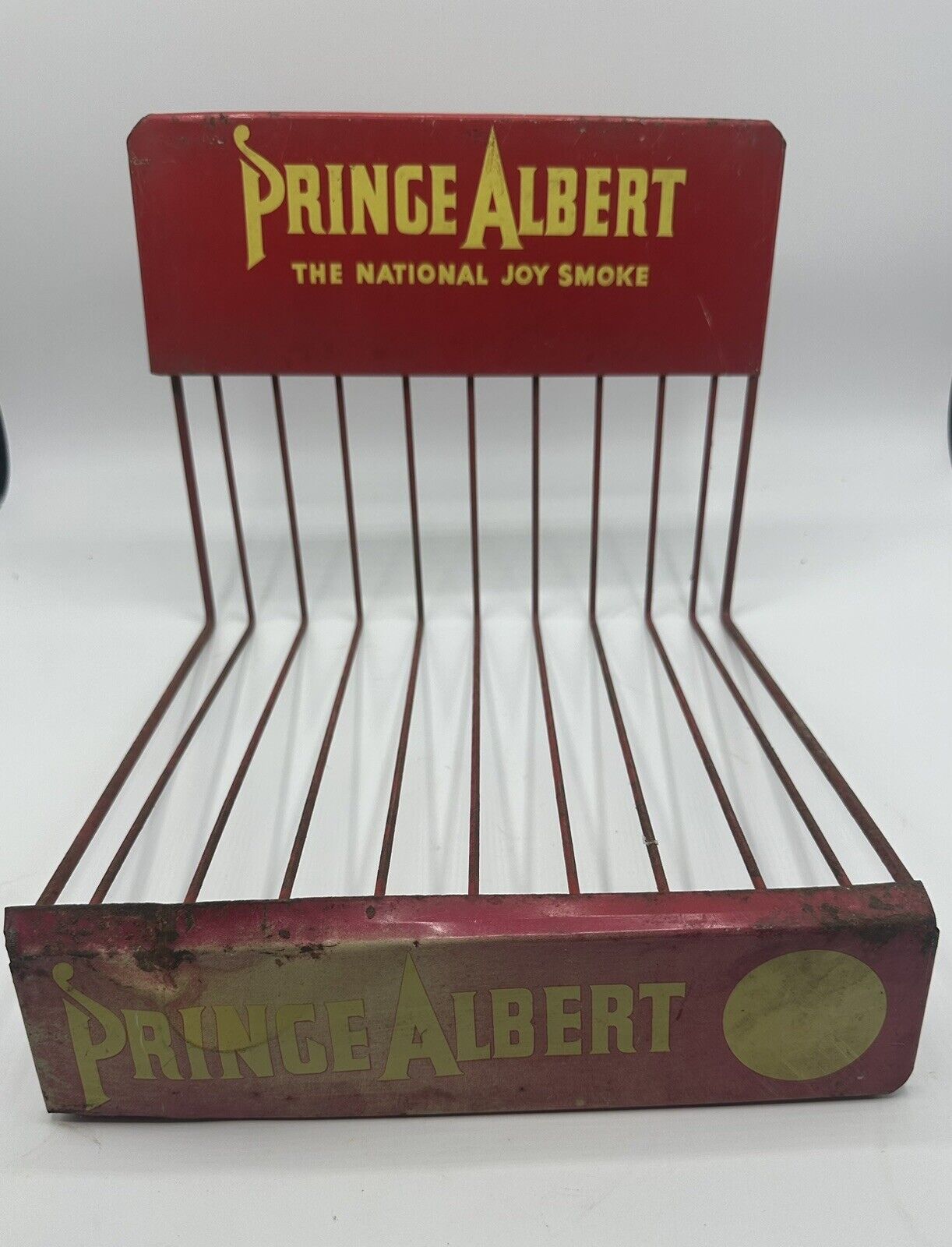 Vintage Prince Albert “The National Joy Smoke” Counter Display Rack