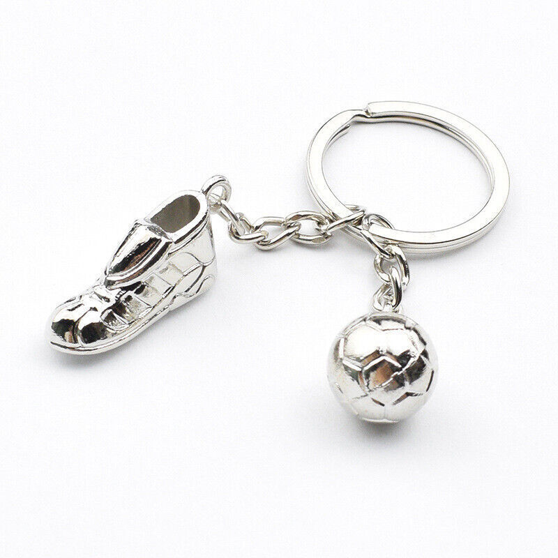 Keychain Soccer Ball Shoes Metal Football Key Chain Car Pendant Key Ring Sport