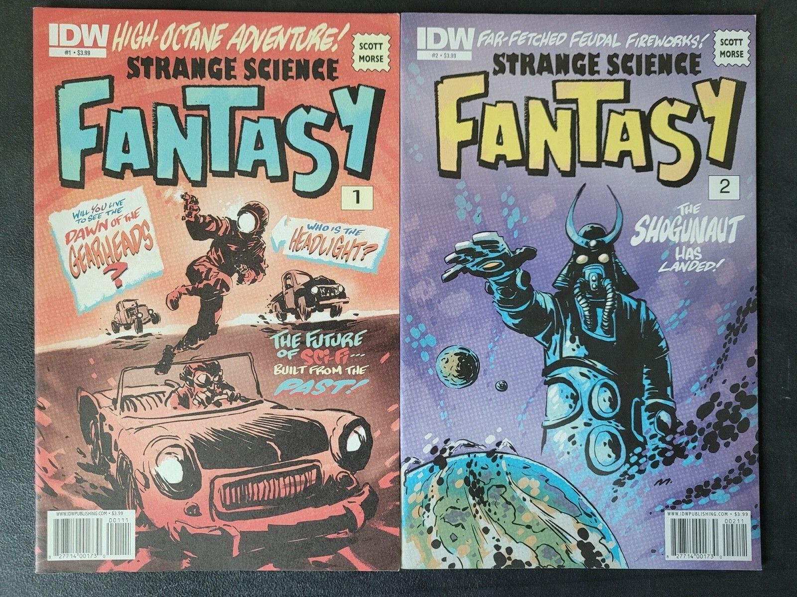 STRANGE SCIENCE FANTASY #1 & 2 (2010) IDW COMICS 1ST PRINT SCOTT MORSE STORY+ART