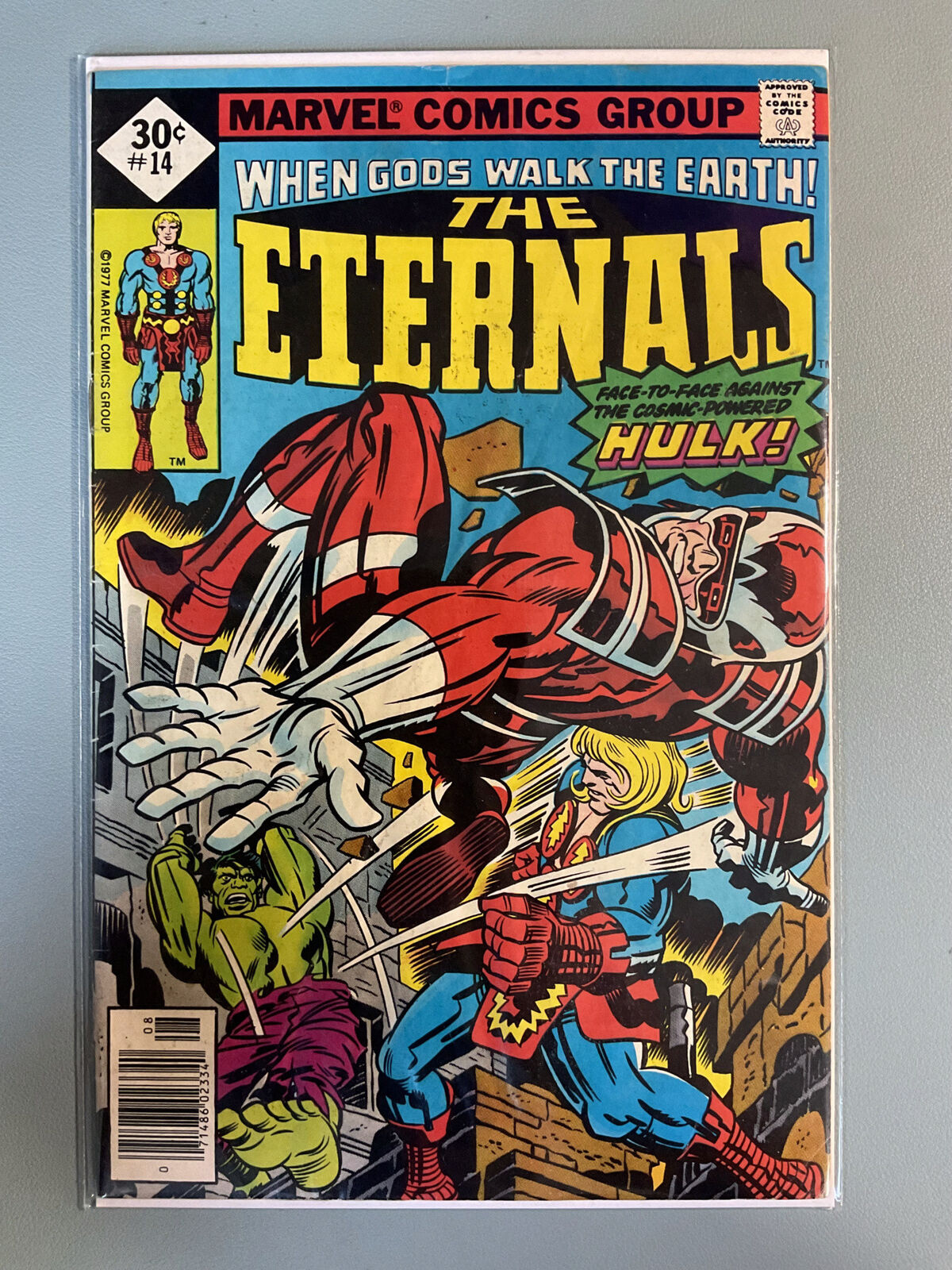 The Eternals(vol. 1) #14 - 1st App Hulk Robot - Marvel Comics Key Issue