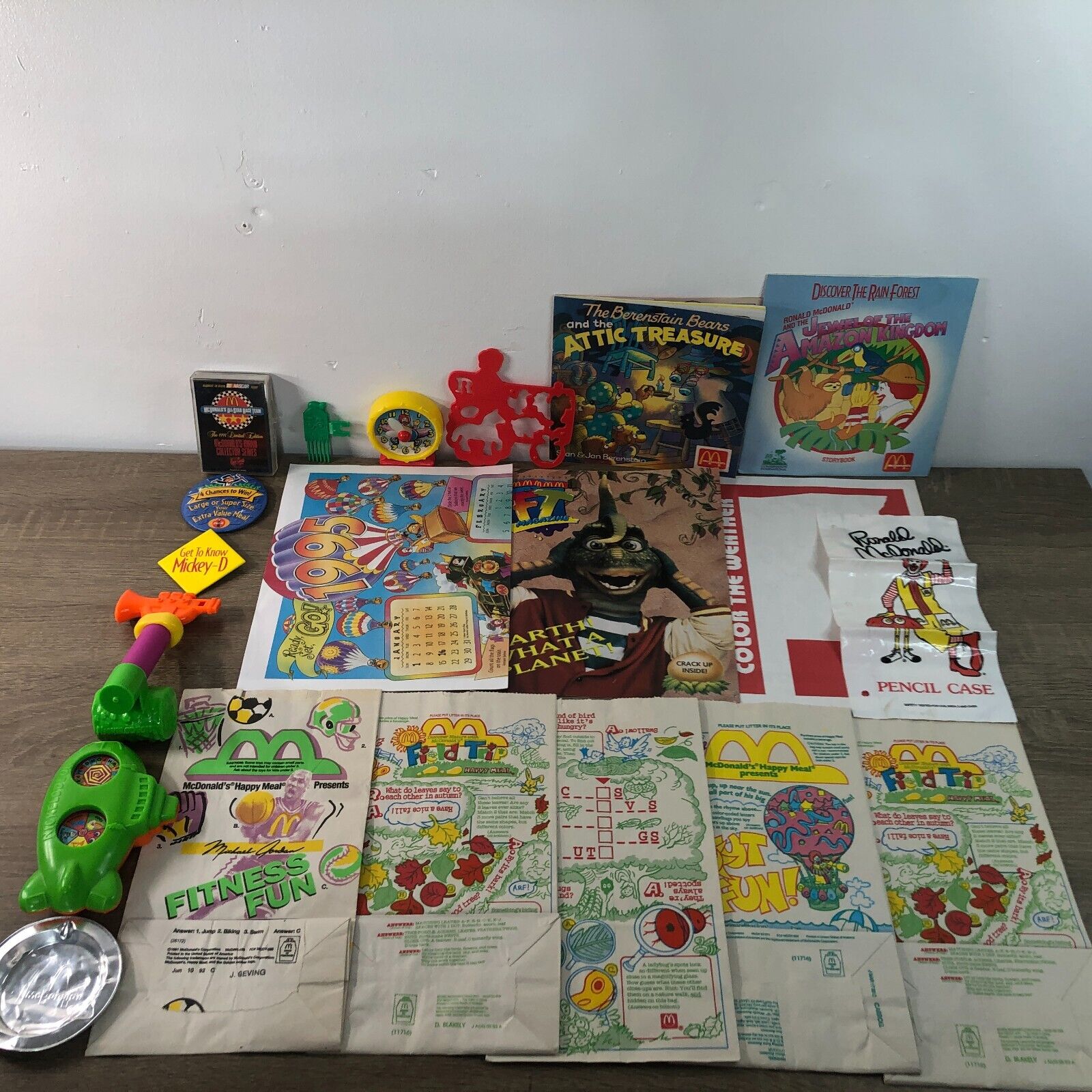 McDonalds Happy Meal Toys Vintage Lot Collectibles Promotional Advertising 1990